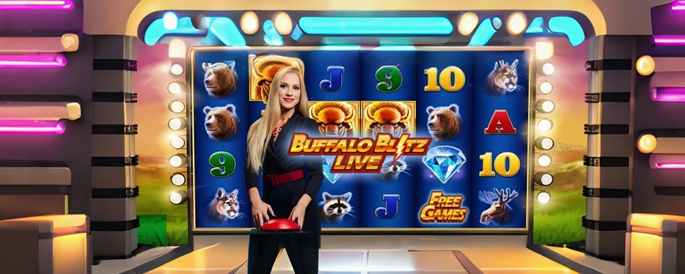 250BET Caça-níqueis Buffalo Blitz ao Vivo